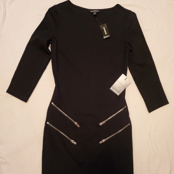 Express Dresses & Skirts - Express Knee Length Black Dress